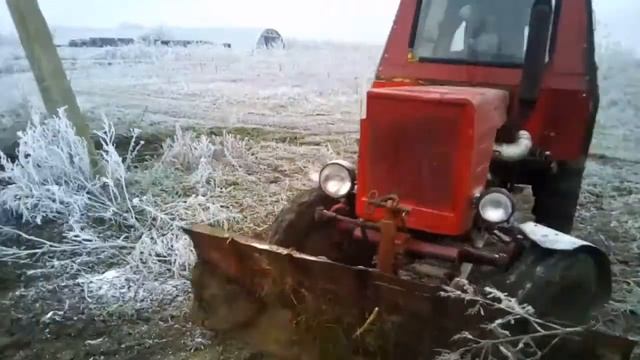 Самодельный бульдозер на т 25