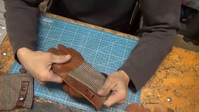 Перчатки мужские кожаные. Ремонт своими руками и немного старания.