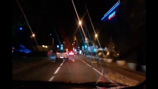 Street Racing (Уличные гонки) по вечернему Краснодару