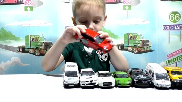 Машинки Обзор машинок Дани Коллекция игрушечных машинок Видео для детей