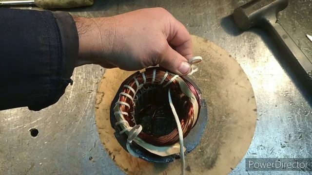 Ремонт,перемотка 1 Ф электродвигателя , с компрессора ( 3 часть)
