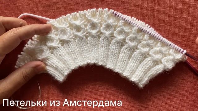Очень легкий и красивый берет спицами. Подробный и понятный МК, на любой размер. #беретспицами