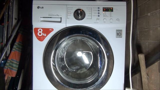 LG Diret Drive Fuzzy Logic F1222TD Washing Machine : Single Item Test