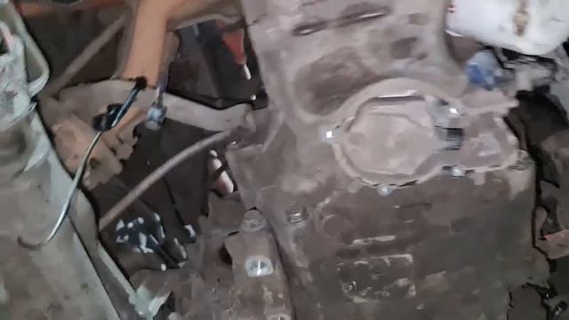 Хонда Цивик ГИБРИД | Honda Civic Hybrid | Замена маховика акпп, снятие акпп