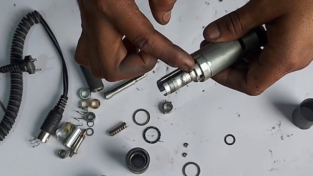 Marathon Saeyang Micromotor Lab Handpiece SDE -H37L1 Repair , MAX RPM 45.000 , Bit locking proble