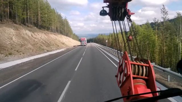 Работа горного тормоза на КАМАЗЕ (Много мата)