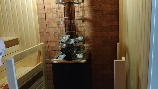 Монтаж печи в каркасной бане (часть 2)