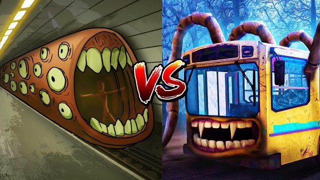 АВТОБУС ПОЖИРАТЕЛЬ против ПОЕЗДА ПОЖИРАТЕЛЯ в майнкрафт ! Битва TRAIN EATER VS BUS EATER MINECRAFT