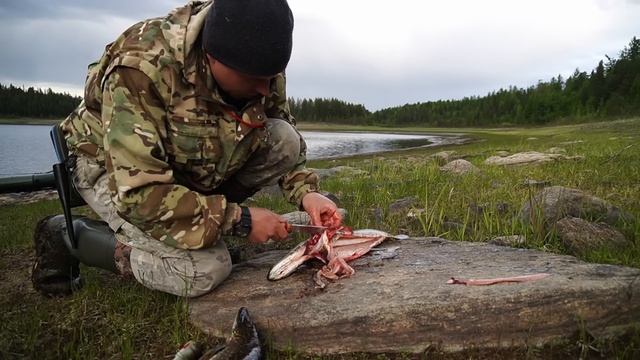 ОДИН В ТАЙГЕ.ИСЧЕЗАЕТ ОЗЕРО. НОЧЕВКА В ЛЕСУ. РЫБАЛКА НА ЩУКУ.