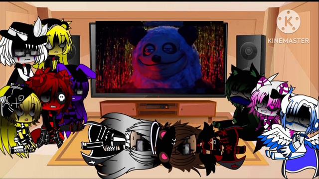 Реакция ФНАИ НА ПОРОДИЯ Фнаф ПАНДОРИ Гаче Лайф