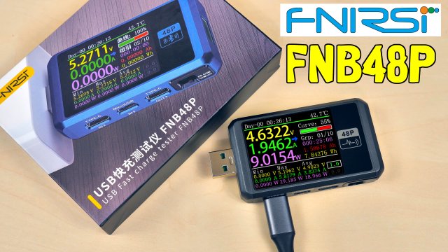 ? СТАЛЬНОЙ КРАСАВЧИК FNIRSI FNB48P ? МНОГОФУНКЦИОНАЛЬНЫЙ USB ТЕСТЕР С ШИРОКИМ ФУНКЦИОНАЛОМ