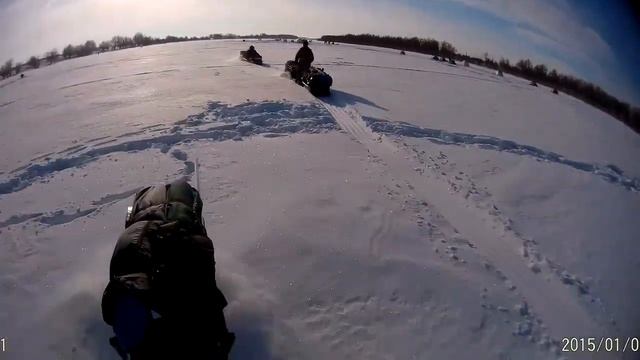 На рыбалку на мотособаке Омич.