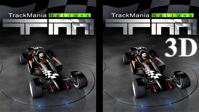 Trackmania NF 3D video SBS VR box google cardboard