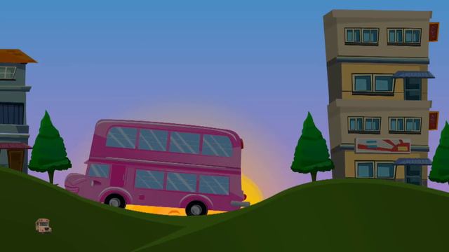 Колеса на автобусе, идет круглый и круглый + более детский сад стихи для детей
