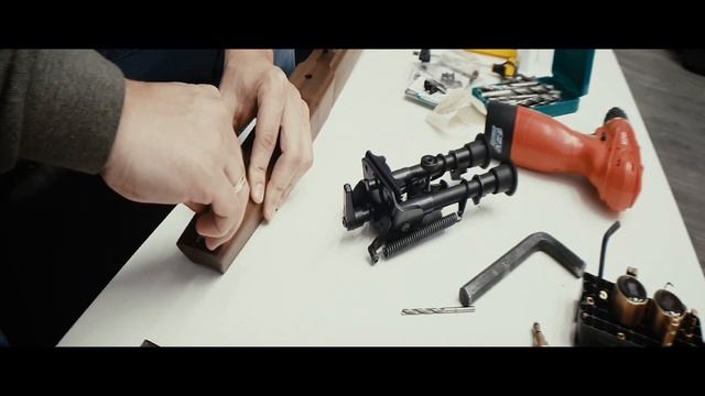 Как просто установить сошки на винтовку?