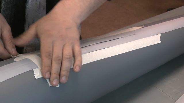 Разборка и восстановление шва ПВХ лодки