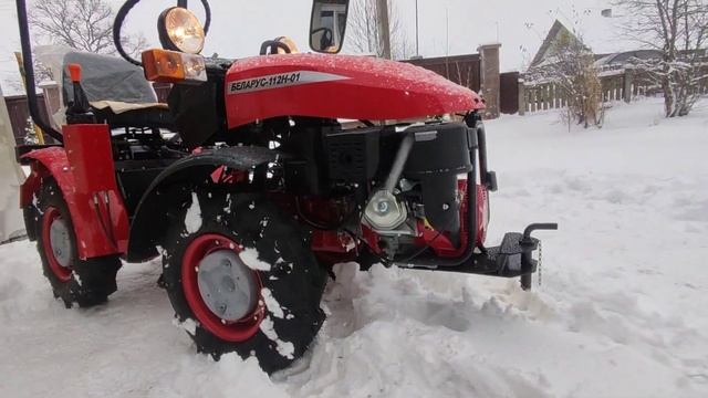 Минитрактор МТЗ Беларус-112Н-01. Купили мечту миллионов.Краткий обзор.