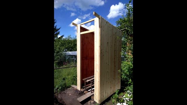 Дачный туалет своими руками.