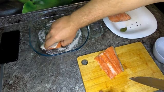 Засолка Форели в домашних условиях.