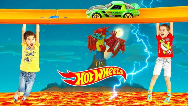ПОЛ ЭТО ЛАВА. Челлендж с МАШИНКАМИ игрушками Хот Вилс. The floor is lava Hot Wheels toys Challenge.