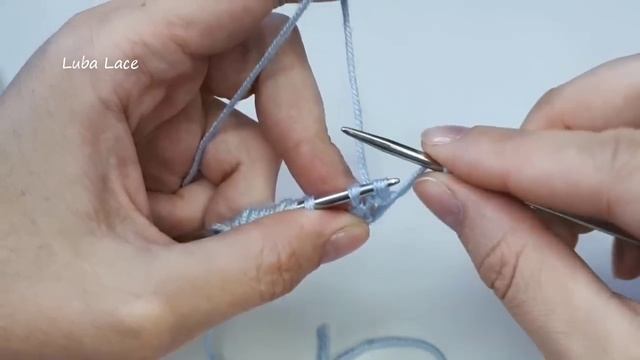 ?СУпЕР ПРОСТО?ДВЕ ПЕТЛИ, ОДИН РЯД? Двусторонний ажурный узор спицами