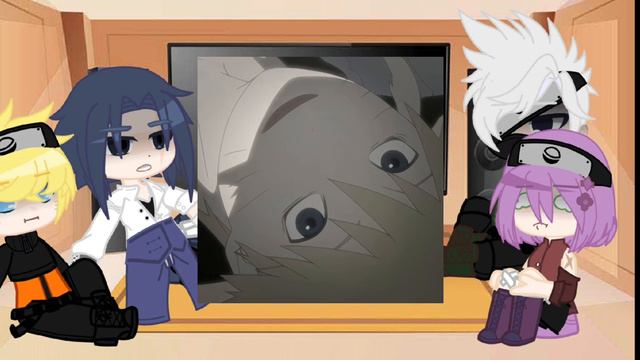 Реакция команды №7 на Наруто. Gacha Naruto. Team 7 reaction to Naruto.