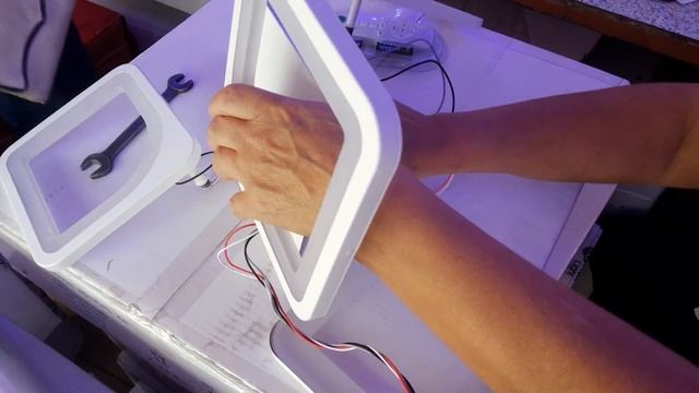 КАК СОБИРАТЬ ПОДКЛЮЧИТЬ LED ЛЮСТРУ КВАДРАТЫ!