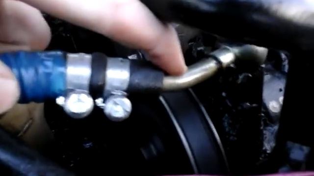 Как заменить шланг ГУР высокого давления?