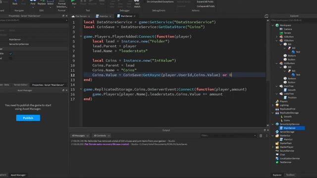 Making A Tree Growing Game In Roblox Studio