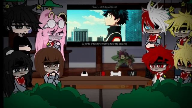 BNHA Reagindo ao |•rap do Deku Vilão•|Takeru|