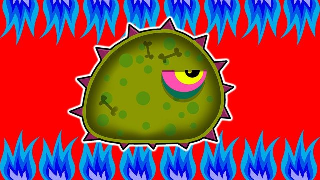 Суровый ЛИЗУН ГЛАЗАСТИК на ВОЕННОЙ БАЗЕ #2! Игра Tales from Space Mutant Blobs Attack