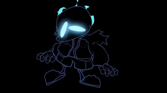 VHS SANS VS NIGHTMARE MODE SANS ANIMATION FIGHT (DC2)