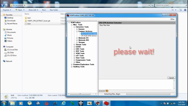 Unlock cpk protection with link tool