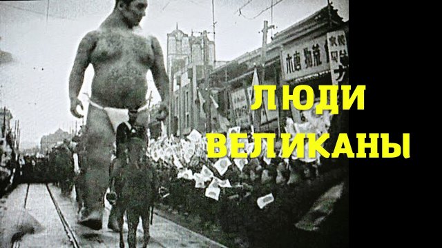 Люди великаны, снятые на видео камеру