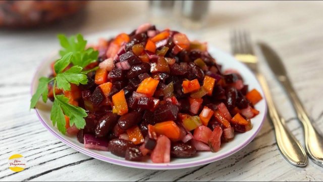 Овощной Салат "ВИНЕГРЕТ" Классический Рецепт Приготовления Винегрета!