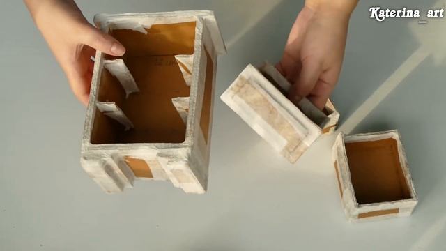 МИНИ-КОМОД из картона/Своими руками/DIY MINI CHEST made of cardboard / Do it yourself