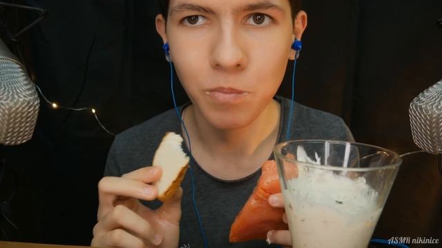 ASMR SALMON EATING SHOW ? АСМР ИТИНГ СЕМГА ? [ Mukbang / Мукбанг / Еда / 먹방 , 연어 ]