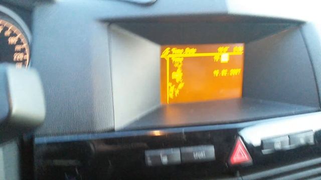 Установка часов на Опель Астра H/Setting the time for Opel Astra H