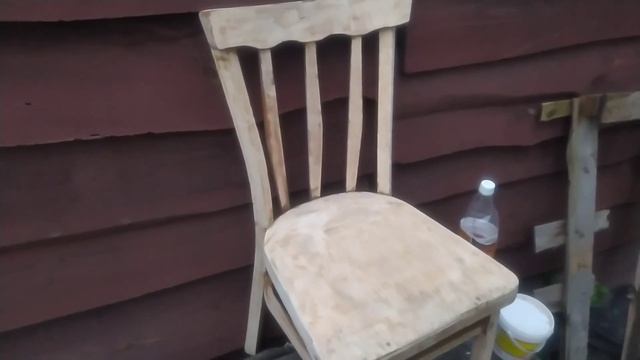 РЕСТАВРАЦИЯ СТАРОГО СТУЛА.Своими руками.Покраска мебели.
