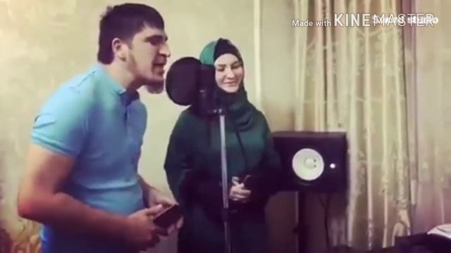 Чеченские Песни Аюб Вахарагов и Малика потому что я влюблен (клип 2017)