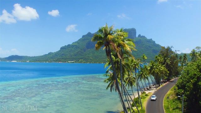 Paradise + Tropical House Mix - 4k Scenic Film With EDM Music