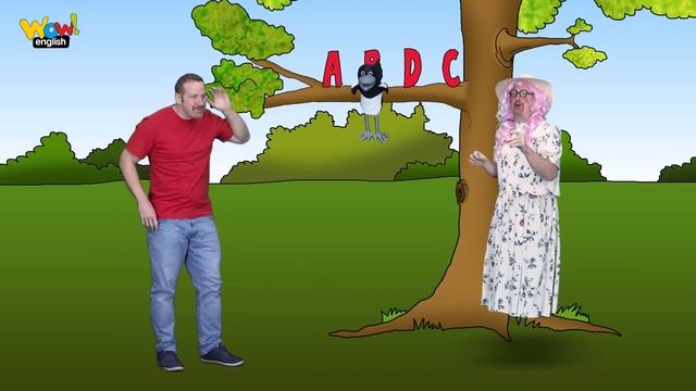 ABC Story and Alphabet Song from Steve and Maggie | Learn Free Speaking Wow English TV