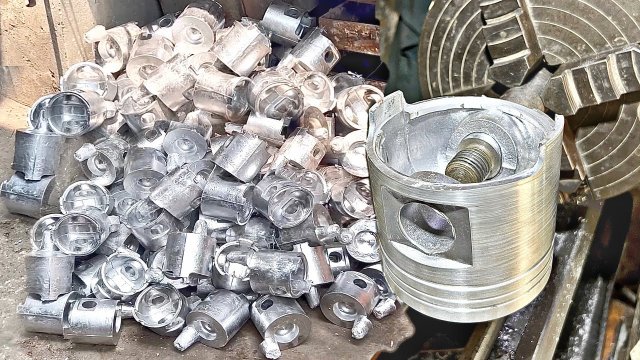 Полный процесс изготовления поршня для двигателя в Пакистане
