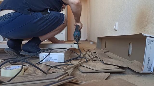 Как подрезать (подпилить) дверное полотно