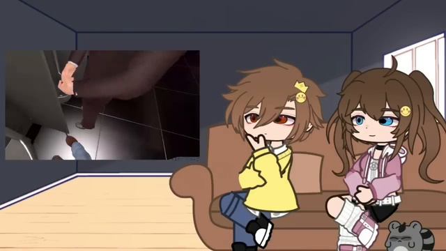 Реакция взрослых Хастура и Дарлы на "Поклубился 💃🎶"()Gacha Nox
