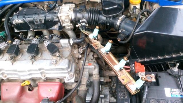 Ч.1ЗАМЕНА ТОПЛИВНЫХ ФОРСУНОК ОТ ХУНДАЙ СОЛЯРИС НА Nissan Almera Classic (B10)
