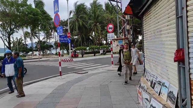 Обзор пляжа отеля Либерти Централ. Вьетнам. Нячанг.