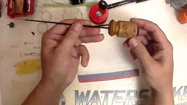?Зимняя удочка для безмотылки очень просто собрать!