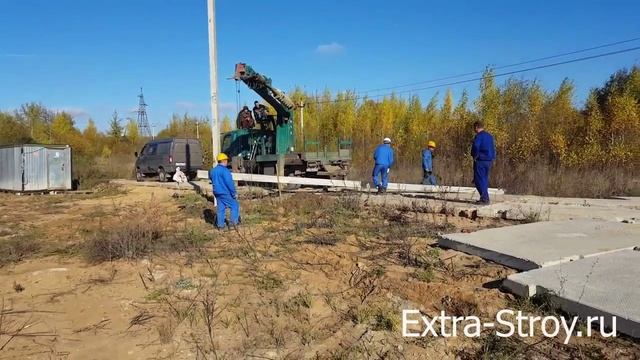 Установка и монтаж опоры ЛЭП