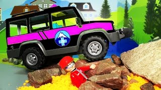 Мультики про машинки - Обвал в горах! Мультфильмы с игрушками для детей развивающие!.mp4